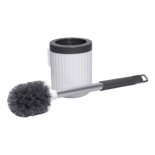 Йоршик для чищення туалету з підставкою 48 (см) йорж щітка для миття унітазу Сірий HP-35015-29G - фото