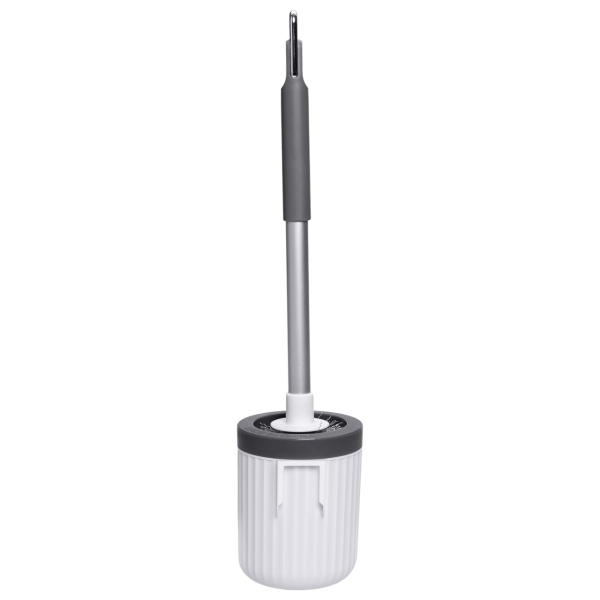 Йоршик для чищення туалету з підставкою 48 (см) йорж щітка для миття унітазу Сірий HP-35015-29G - фото №2