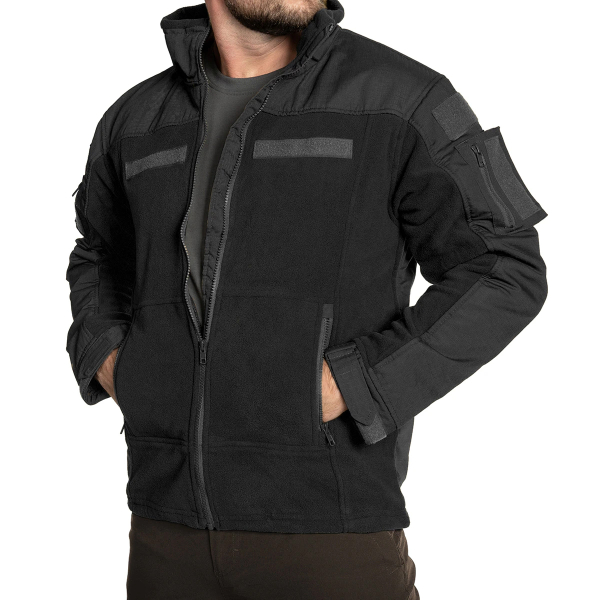 Флісова кофта MFH Combat Black, Black - фото №2