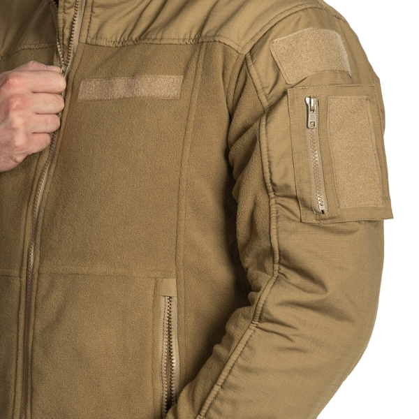 Флісова кофта MFH Combat Coyote, Coyote - фото №3