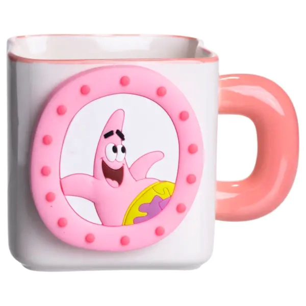 Порцелянова чашка "Патрік " з магнітним декором 500 мл, Кружка дитяча чашка із порцеляни на подарунок FM-12P - фото №6