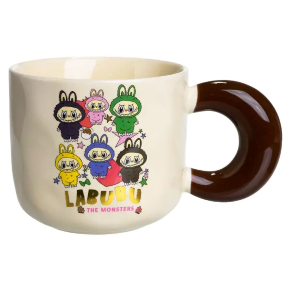 Чашка порцелянова Labubu The Monsters 400 (мл) подарункова кружка прикольна чашка для дітей на подарунок FM-21B - фото №5