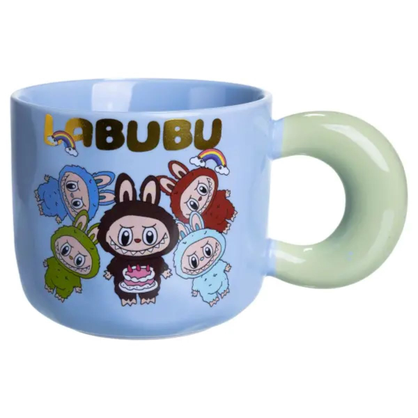 Чашка порцелянова Labubu Bring Joy 400 (мл) подарункова кружка прикольна чашка для дітей на подарунок FM-22C - фото №5