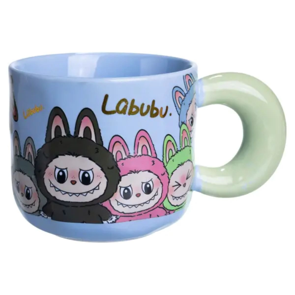 Чашка порцелянова Labubu 400 (мл) подарункова кружка прикольна чашка для дітей на подарунок FM-22D - фото №5