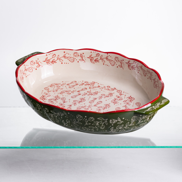 Форма для запікання та сервірування Vintage Овальна з ручками HM04-14 - фото №5