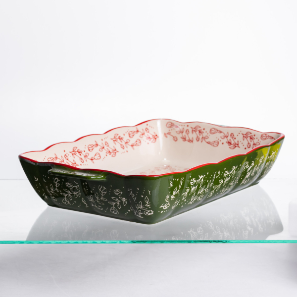 Форма для запікання та сервірування Vintage Прямокутна з ручками HM05-12 - фото №4