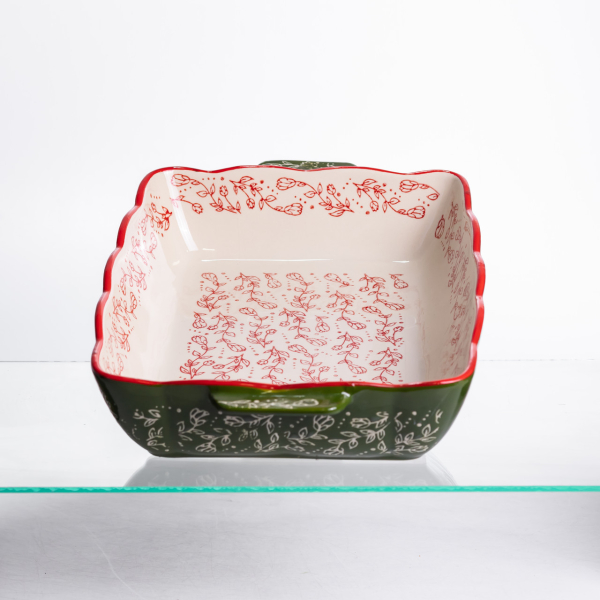 Форма для запікання та сервірування Vintage Прямокутна з ручками HM05-12 - фото №5