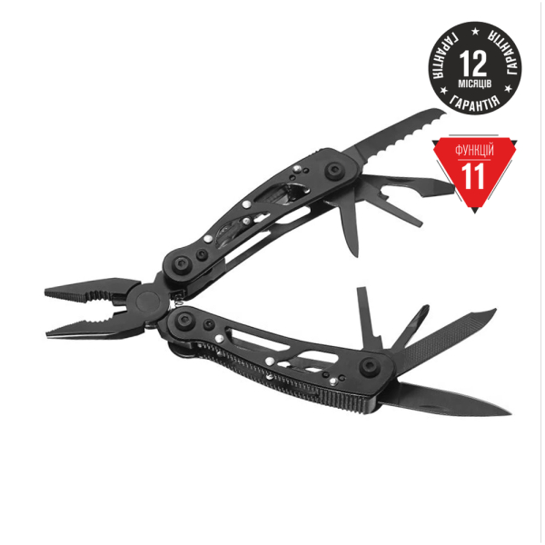 Мультитул Ganzo G104 S Чорний, Black - фото