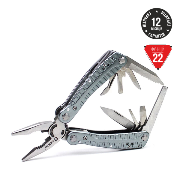 Мультитул Multi Tool Ganzo G105, Сріблястий - фото №29