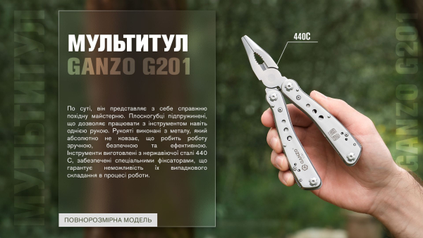 Мультитул Multi Tool Ganzo G201-H - фото №42