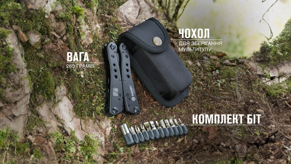 Мультитул Ganzo G201B Black - фото №23