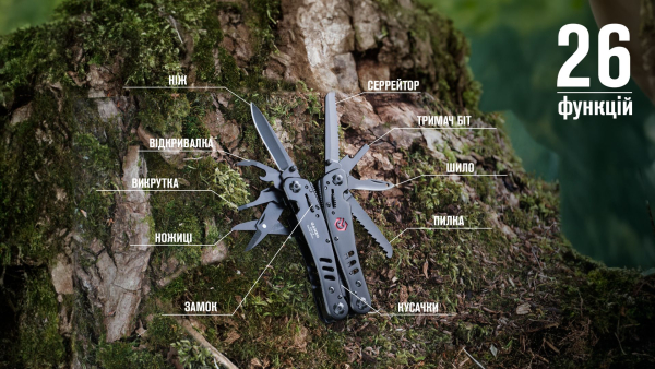 Мультитул Ganzo G301-В, Black - фото №16