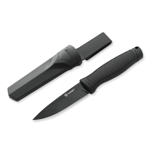 Ніж Ganzo G806BW-BK чорний з чохлом - фото №13