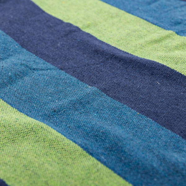 Гамак туристичний підвісний тканинний 174х80 см з планкою Синій SJ-0010-2BL - фото №5