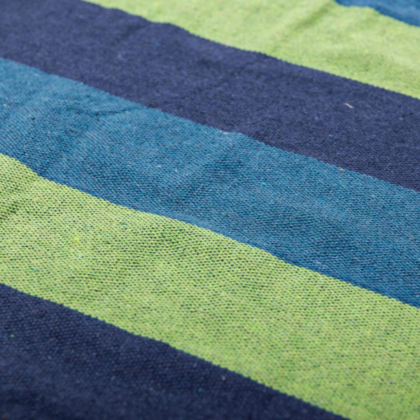 Гамак туристичний підвісний тканинний 174х80 см з планкою Синій SJ-0010-2BL - фото №6