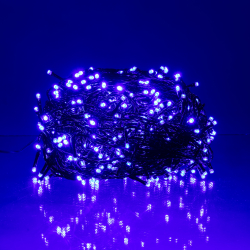 Гірлянда Різдвяна фея вулична 50 (м) 500 LED чорний провід Синій CF500L50MBBL