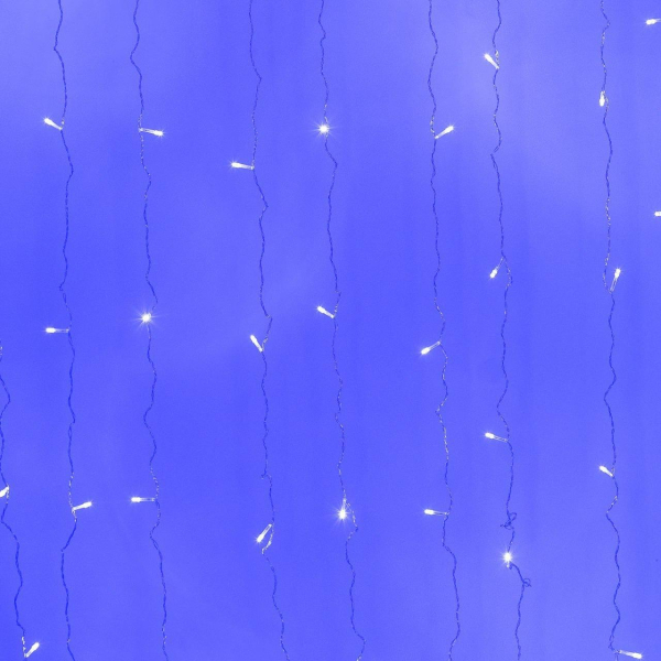Гірлянда штора світлодіодна GarlandoPro 160LED 8 ліній 1,5х1,5 м гірлянда на штору ZWM2160LEDML - фото №17