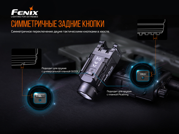 Ліхтар до пістолета Fenix GL19R V2.0 - фото №55