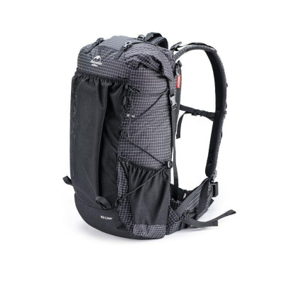 Рюкзак туристичний Naturehike Rock NH19BP095, 60+5 л, графіт в клітинку - фото
