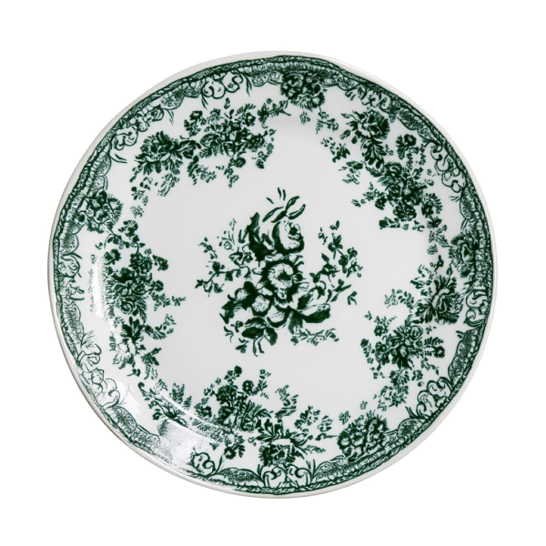 Столовий набір посуду 32 предмети на 6 осіб Vintage Elegant порцеляновий Зелений YY78-7A - фото №9