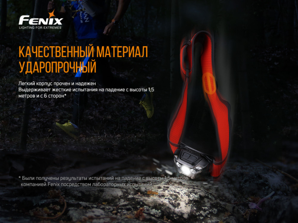 Ліхтар налобний Fenix HL18R-T V2.0 чорний - фото №33