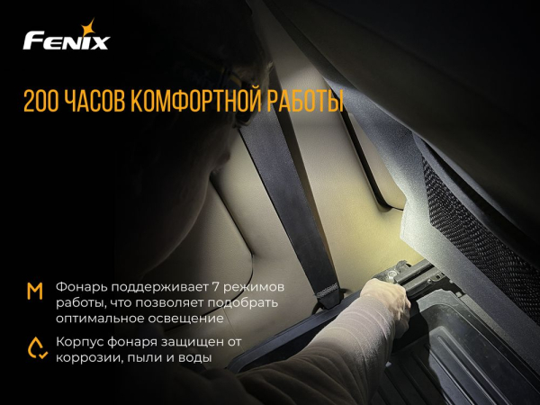 Ліхтар налобний Fenix HL40R Cree XP-LHIV2 LED сірий - фото №7