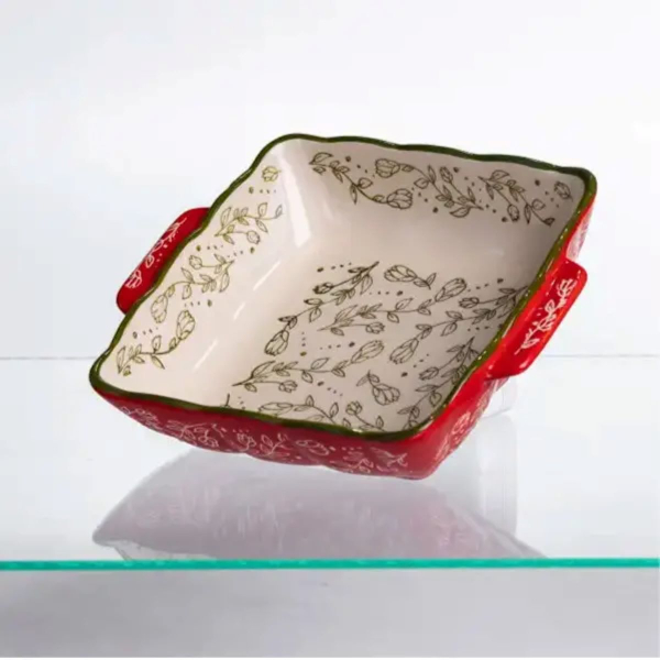 Форма для запікання та сервірування Vintage Овальна з ручками HM04-14 - фото №9