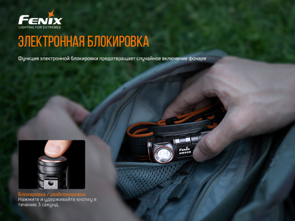 Ліхтар налобний Fenix HM50R V2.0 - фото №16