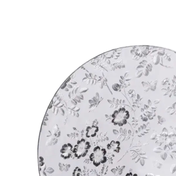 Килимок для сервірування столу Flowers 38 см, срібло HP-36327-12G - фото №4