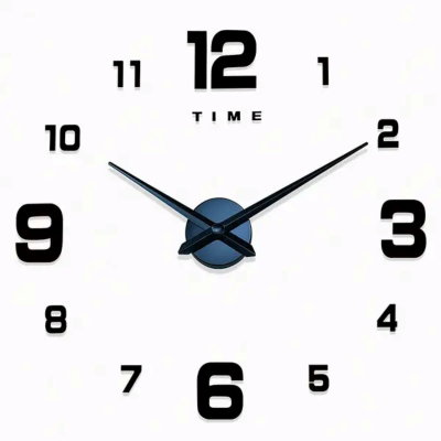 Годинник настінний діаметр 10 см круглий на кухню в стилі лофт HP-3Y-1B - фото