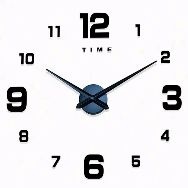 Годинник настінний діаметр 10 см круглий на кухню в стилі лофт HP-3Y-1B - фото