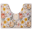 Набір ковриків для ванной Flowers 2 штуки 80*50 см/50*40 см диатомитовых - фото №8