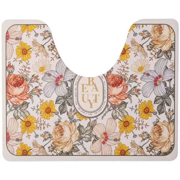 Набір ковриків для ванной Flowers 2 штуки 80*50 см/50*40 см диатомитовых - фото №8