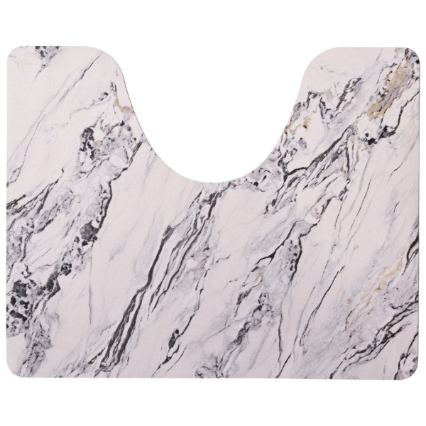 Набор ковриков для ванной и туалета White Marble 50*80 / 40*50 см - фото №8