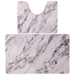 Набор ковриков для ванной и туалета White Marble 50*80 / 40*50 см - фото №7