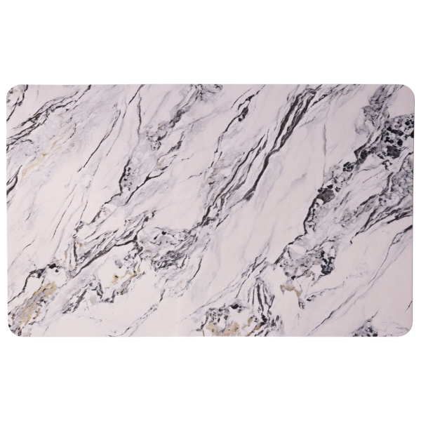 Набор ковриков для ванной и туалета White Marble 50*80 / 40*50 см - фото №9