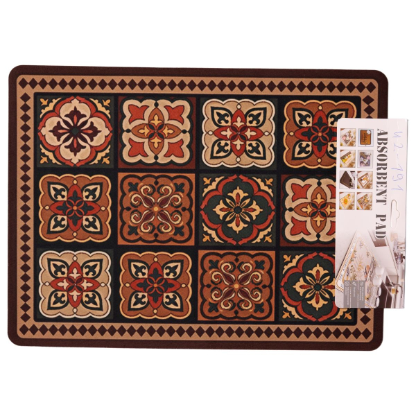 Коврик диатомитовый для сушки посуды Vintage 40*30 см - фото №6