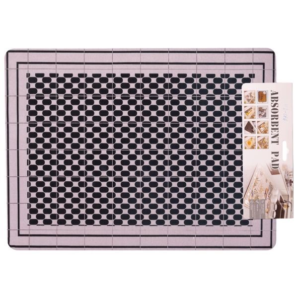 Коврик диатомитовый для сушки посуды Texture 40*30 см - фото №6