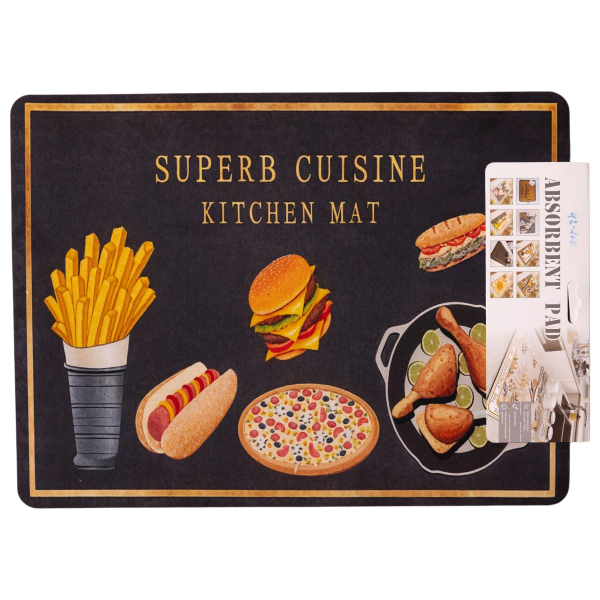 Коврик диатомитовый для сушки посуды Super Cuisine 40*30 см - фото №6