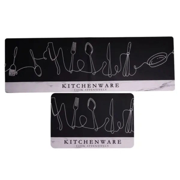 Набір ковриків диатомитовых для кухни Kitchenware 58*38 см/ 118*38 см - фото №4