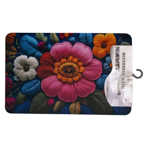 Килимок діатомітовий з 3D-ефектом Embroidered Bloomscape 58*38 см універсальний HP-42-31 - фото №7