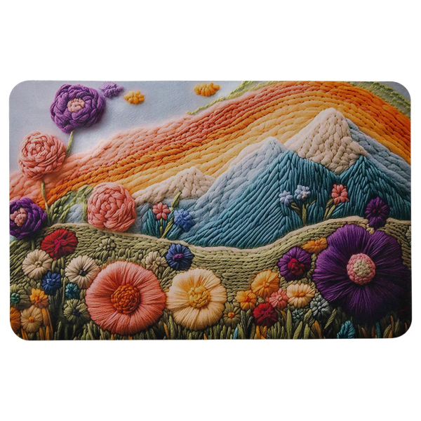 Килимок діатомітовий з 3D-ефектом Sunset Meadow 58*38 см універсальний HP-42-33 - фото №5
