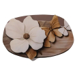 Килимок для ванної кімнати з 3D-ефектом Petal Relief 58*38 см діатомітовий Коричневий HP-42-35 - фото №5