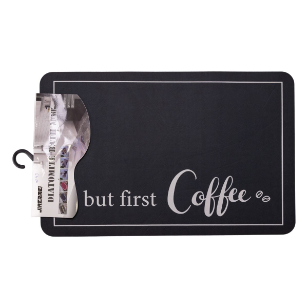 Килимок для кухні But first Coffee 58*38 см діатомітовий HP-42-43 - фото №7