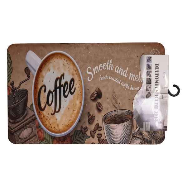 Килимок для кухні Coffee House 58*38 см діатомітовий HP-42-46 - фото №7