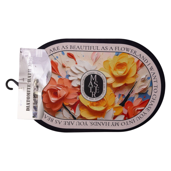 Килимок діатомітовий універсальний BEAUTIFUL FLOWERS 58*38 см з ефектом 3-D HP-42-55 - фото №8