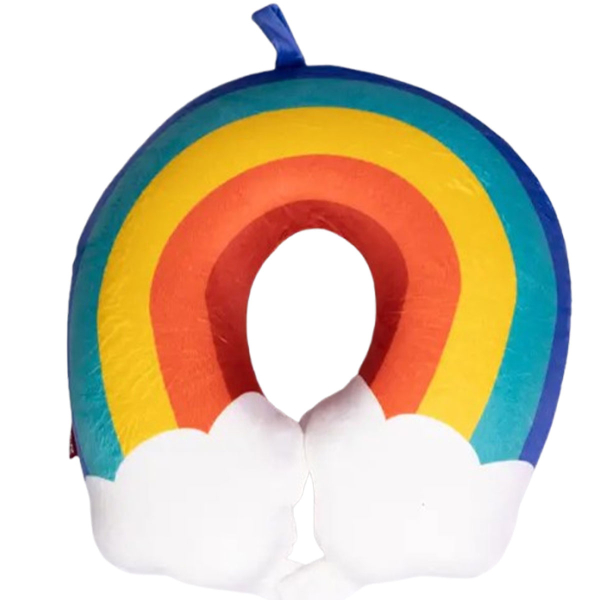 Подушка для шиї Rainbow U-подібна, синій HP-56-13BL - фото №5