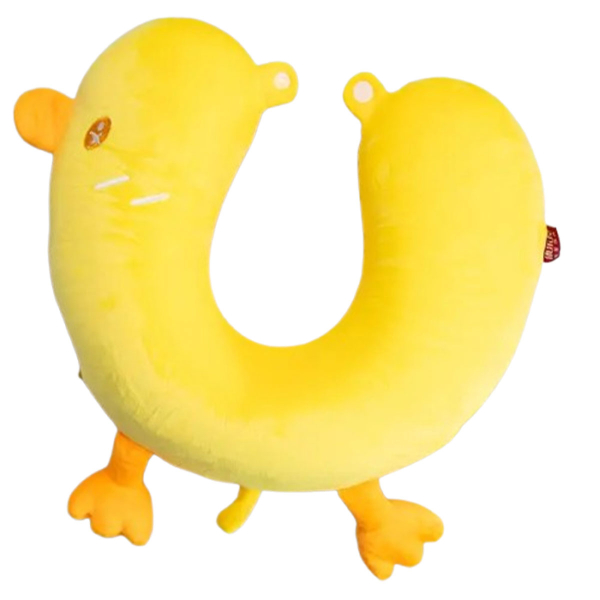 Подушка для шиї Duck U-подібна жовта HP-56-4Y - фото №7