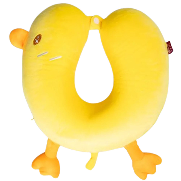 Подушка для шиї Duck U-подібна жовта HP-56-4Y - фото №5