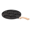 Сковорода смайл Ø 26.5 (см) на 7 секцій для панкейків чорна HP39584B - фото №2